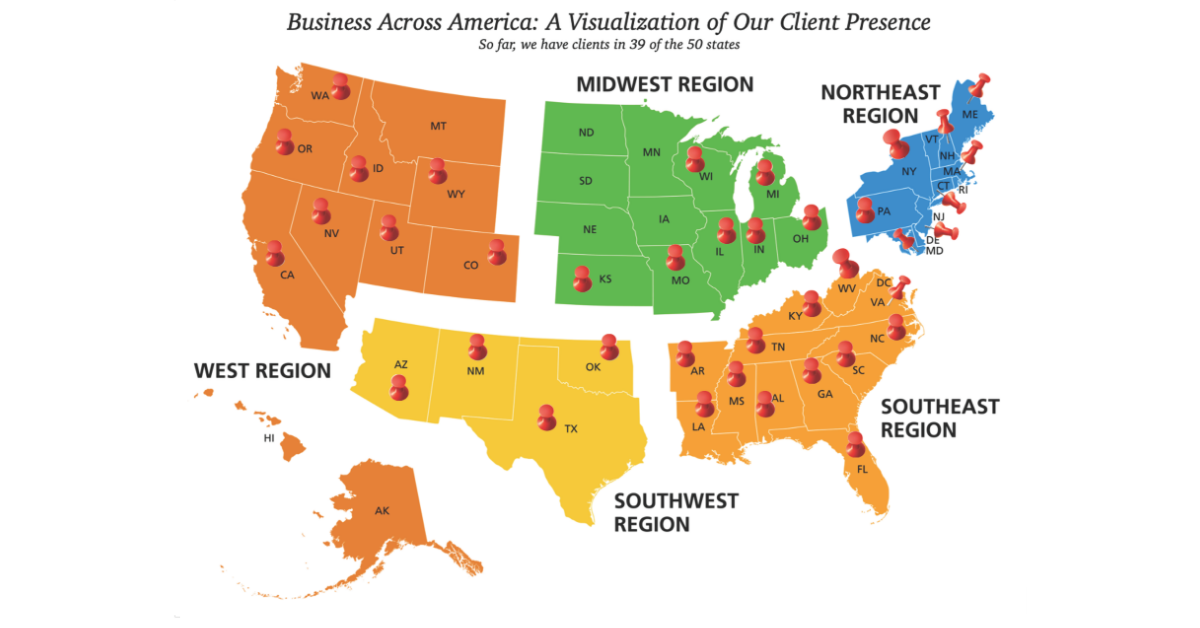 Transition Acceleration Group client presence map